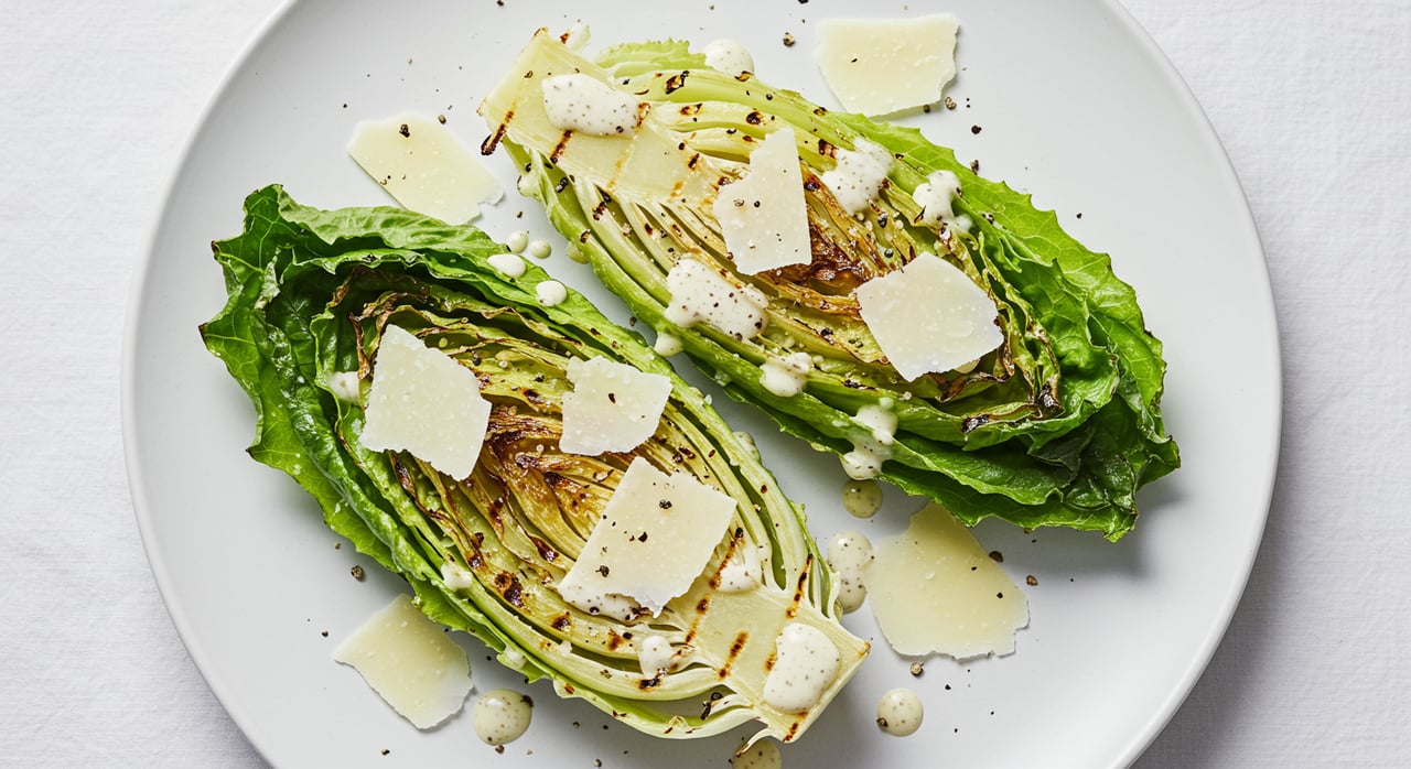 Grilled Caesar Salad