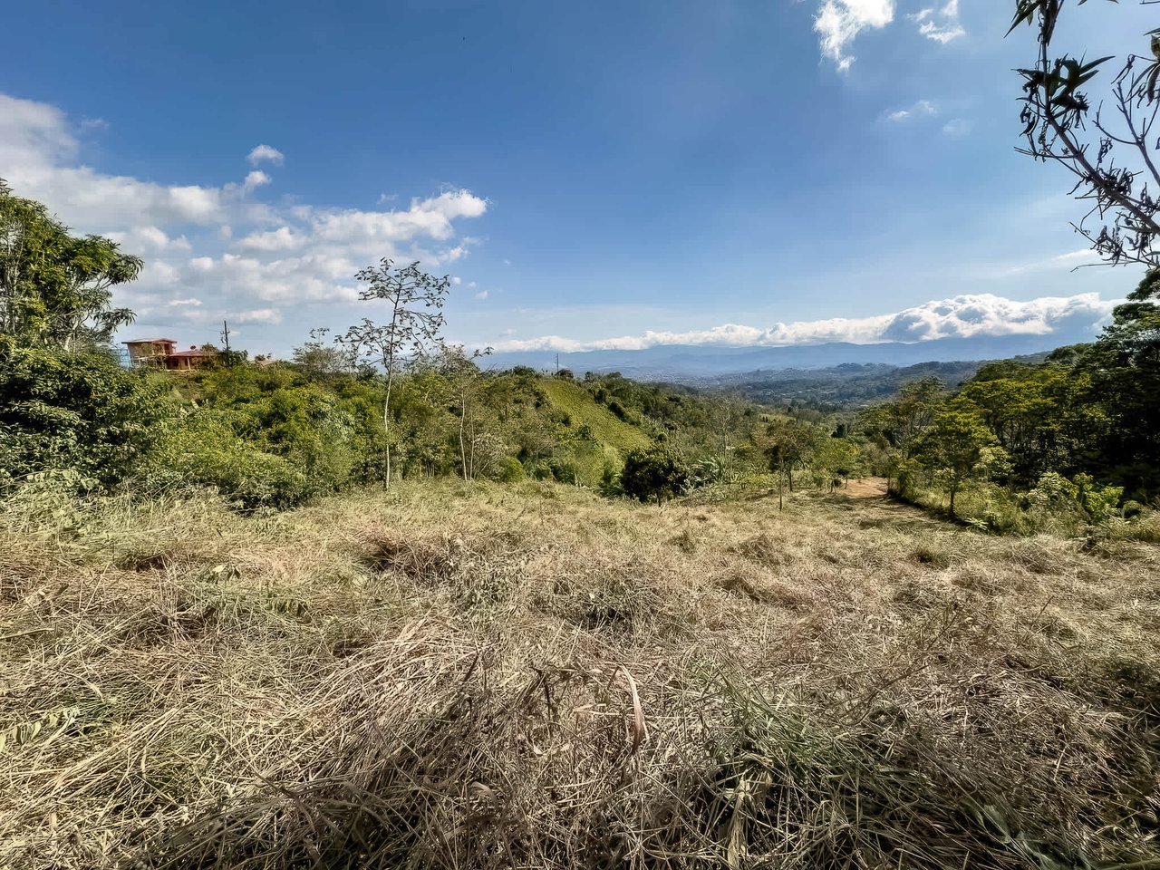 Valley View Lot in Quebradas, Pérez Zeledón.