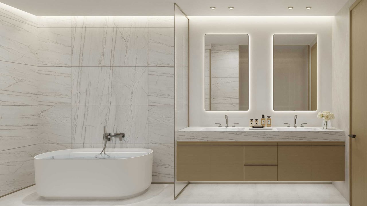 Origin by Artefacto master bathroom