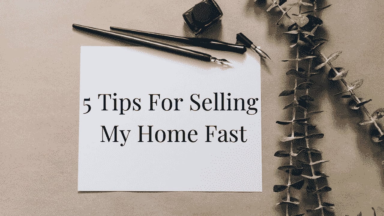 5 Tips For Selling My Home Fast In New Jersey