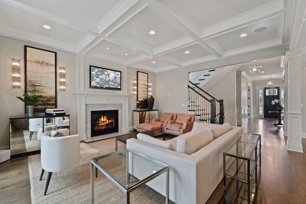 charming home in the coveted Old Town area of Western Springs is spectacular