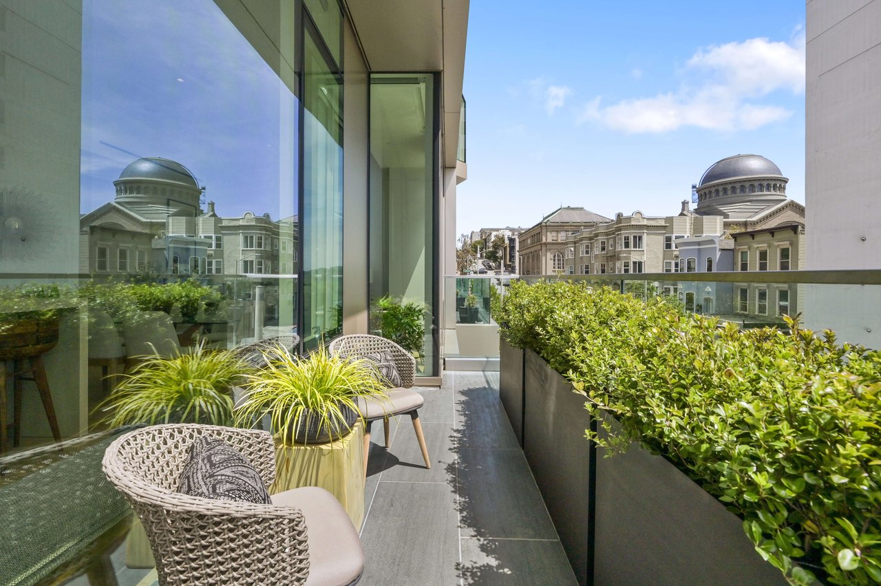 Two Bedroom & +/- 600sf of Private Terraces at The Pacific
