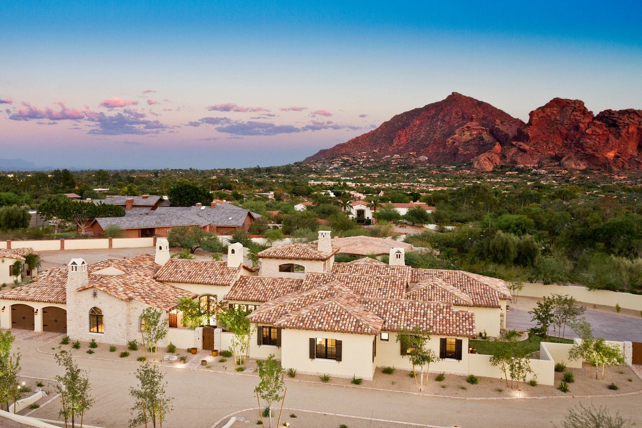Mediterranean retreat nestled in the heart of Paradise Valley, AZ
