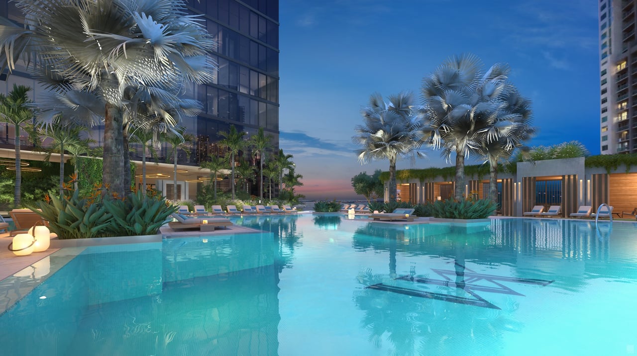 June 2024 - Supertall Waldorf Astoria Hotel & Residences Miami secures largest construction loan in Florida history with $668 million funding