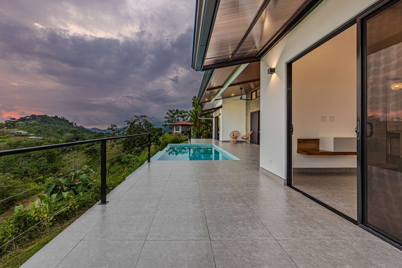 Chontales New Villa with Panoramic Ocean and Mountains Views 