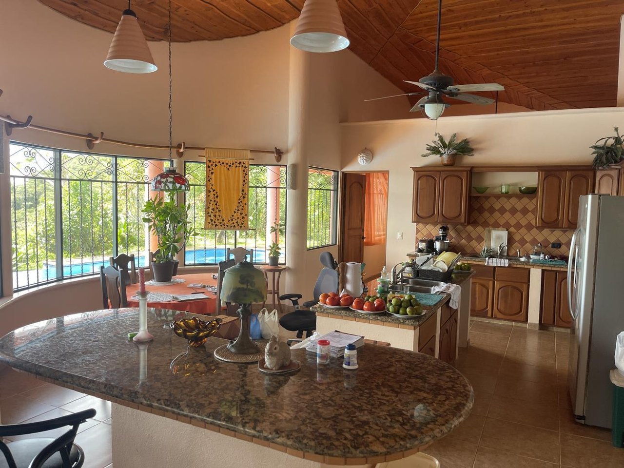 5.2 Acres, 2 Bedroom Home With 60 Ft Infinity Lap Pool, 1 Bedroom Guest House, Ocean View!