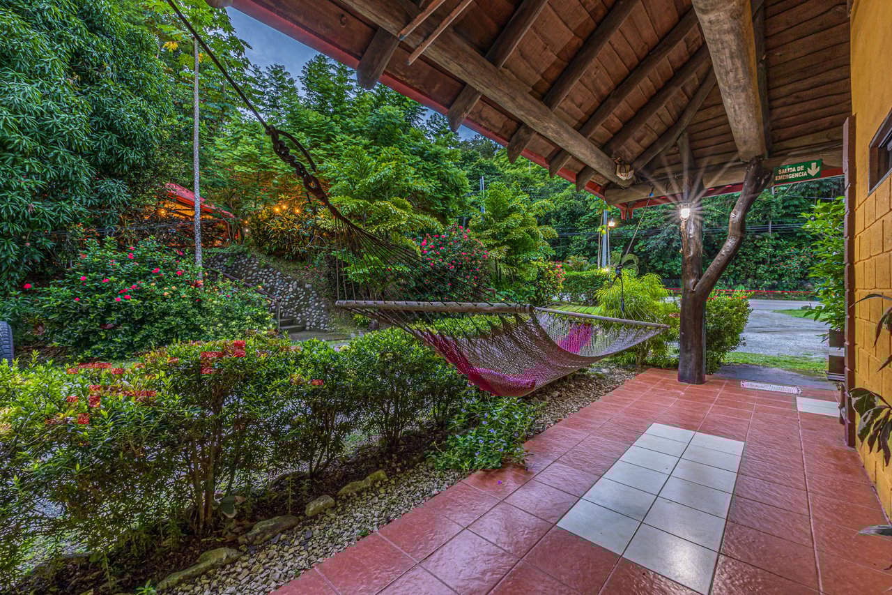 10-Acre Uvita Commercial Property with Existing Hotel & Highway Frontage – Development Potential Near the Beach