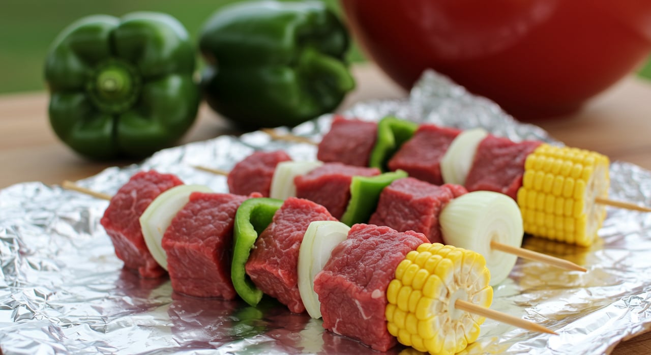 Lamb Shish Kabob-(Lahm Mishwi)