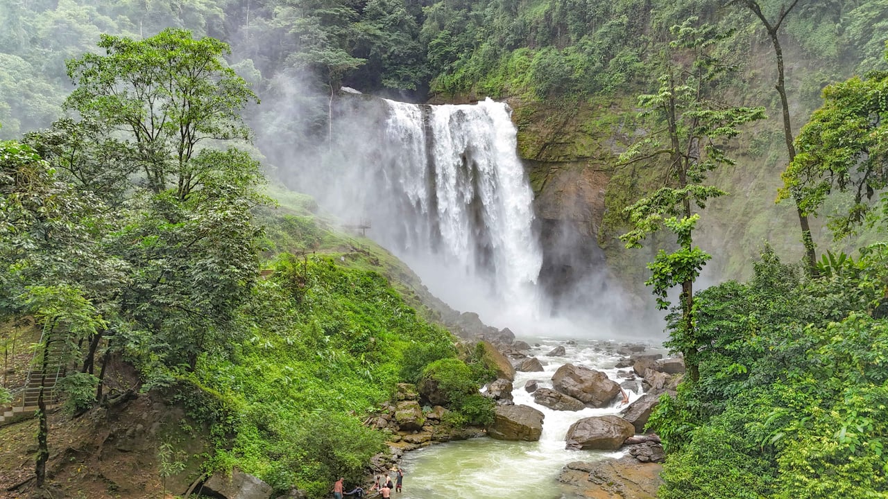 Breathtaking 210 Foot Waterfall on Over 200 Acres of Land in the Lush Hills & Mountains of Perez Zeledon – with SO MANY Additional Development Options!