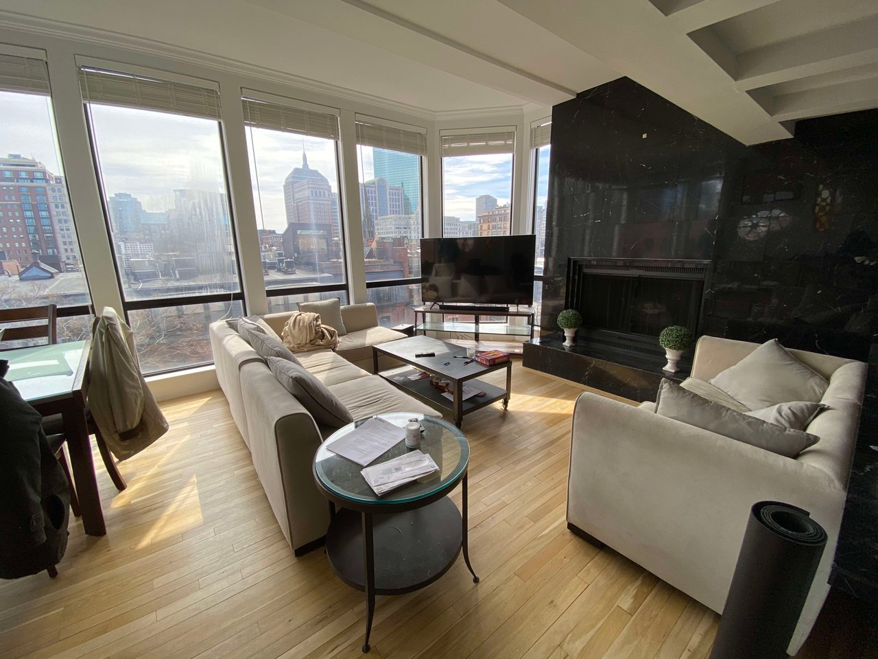 Back Bay Three Bed Penthouse For August 1st