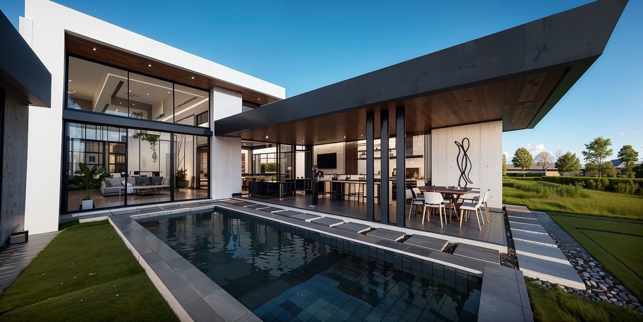 Modern Canyon View Residence, Santa Ana, San Jose