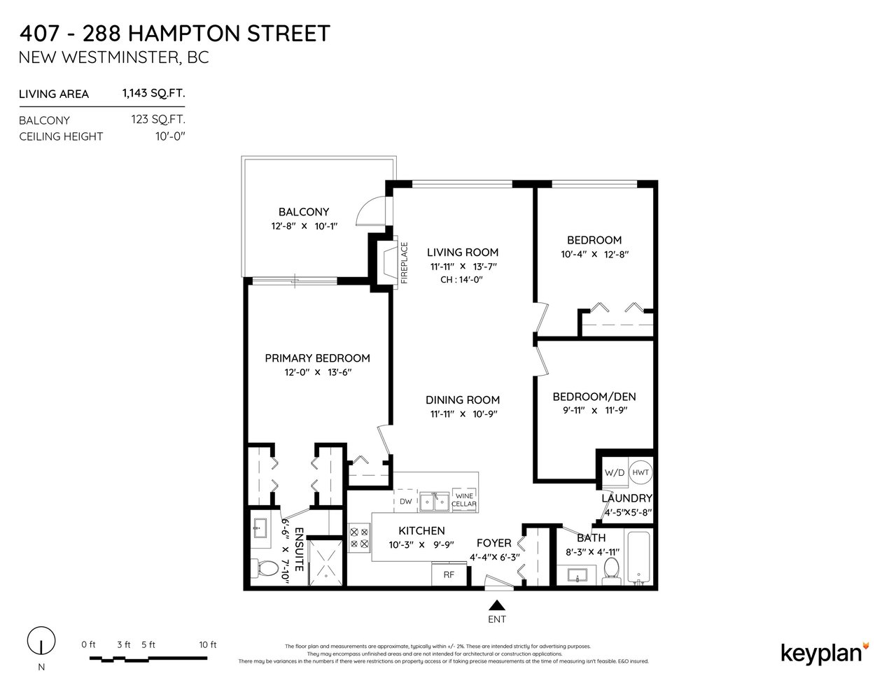 407-288 Hampton Street, New Westminster