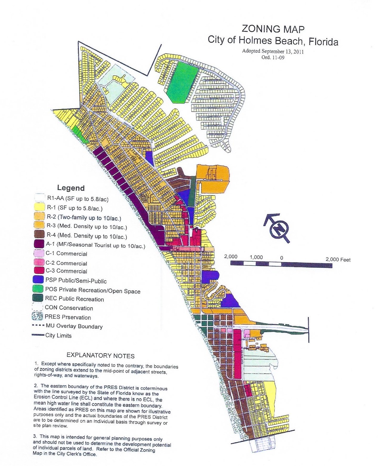 Holmes Beach Zoning