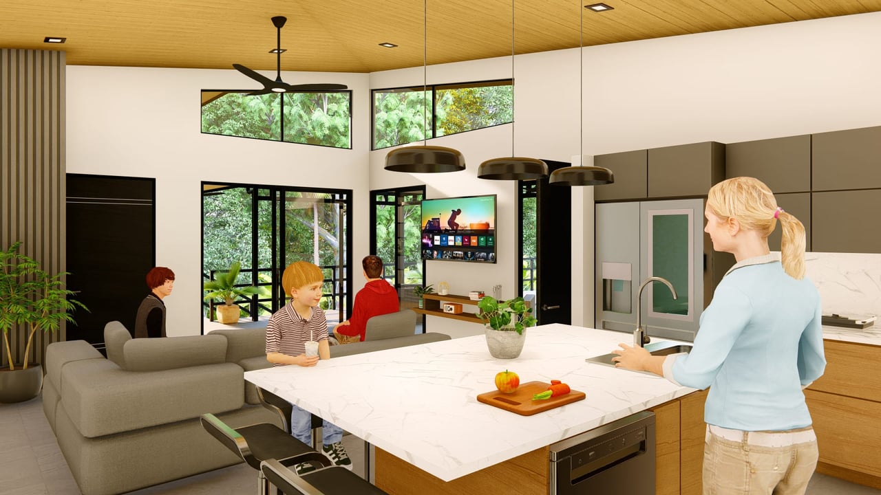 Pre-Construction Project Creek House at Playa Hermosa, 3 Bed, 3.5 Bath