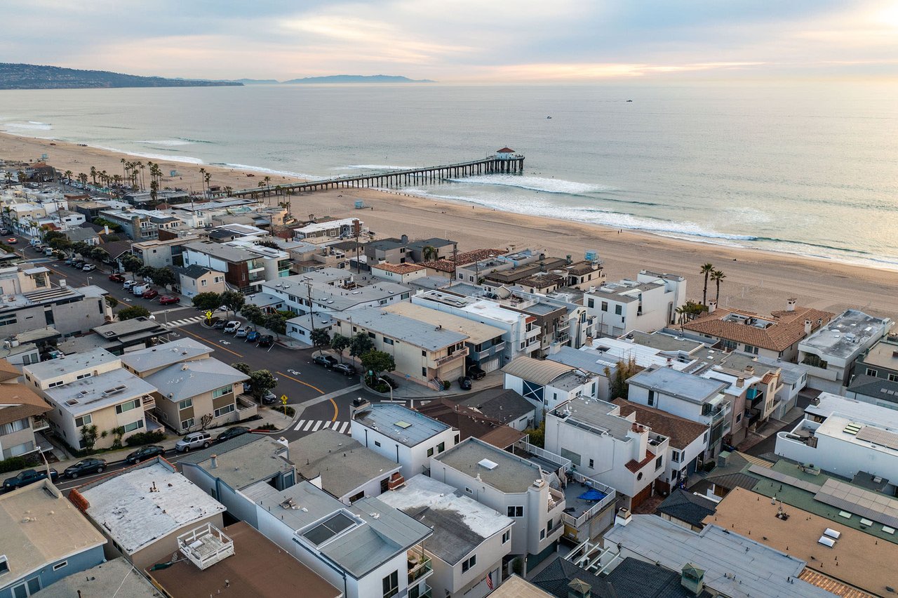 Manhattan Beach Sand Section with Views