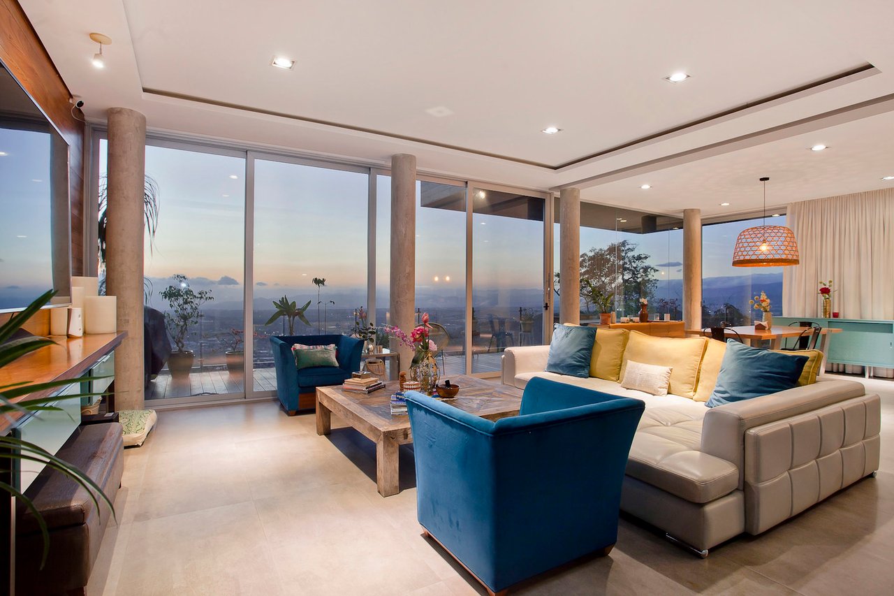 Contemporary Sunset View Villa, Escazu, San Jose