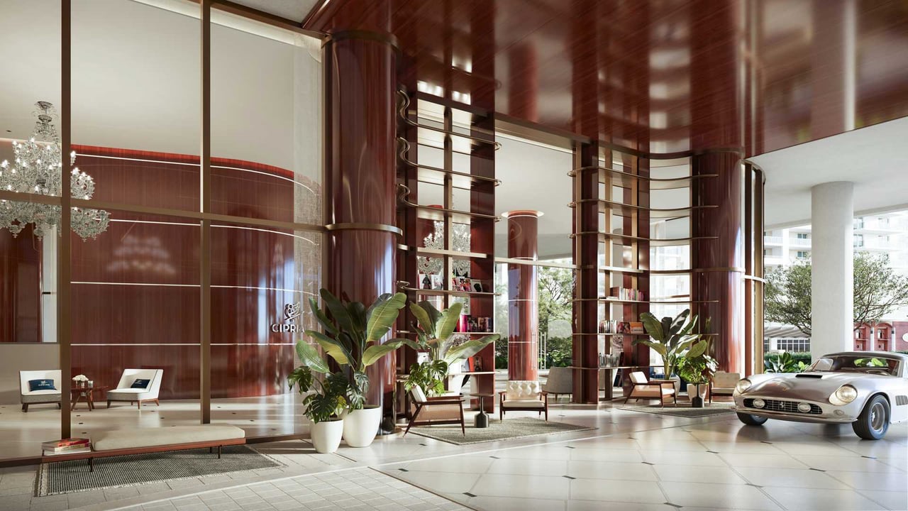 Cipriani Residences lobby