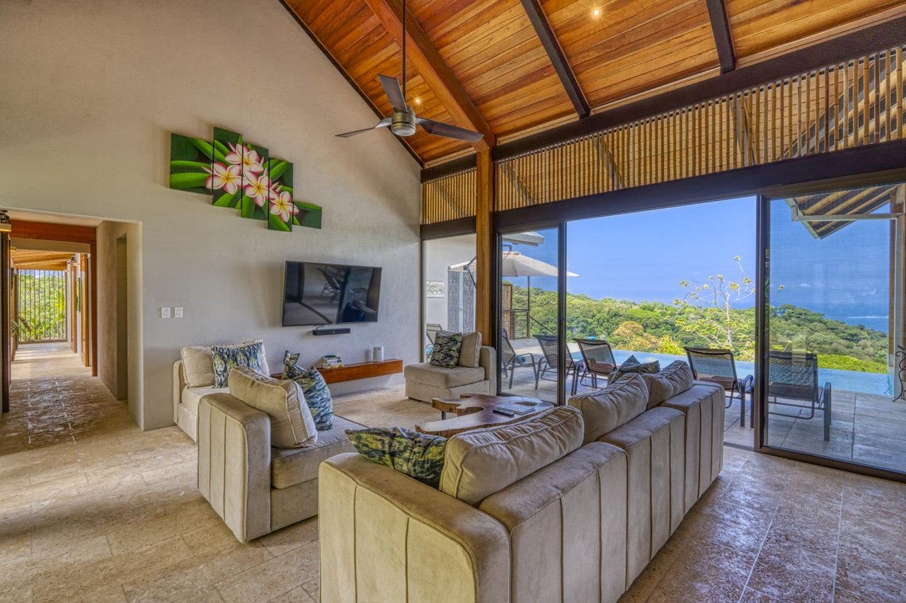 Hill Top Luxury Home with Outstanding Ocean Views