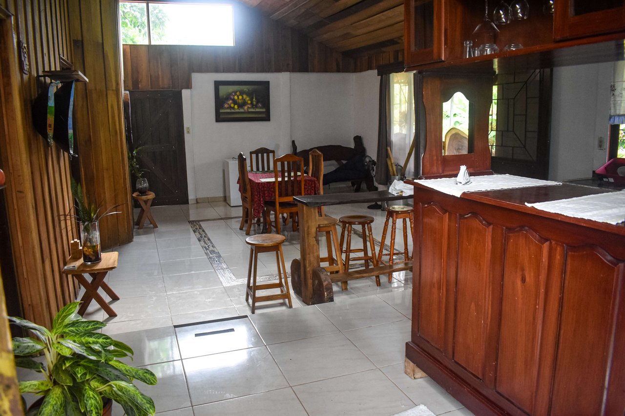 Casa Colibri with two small apartments | Bordered by the Bijagua River and Bijagua Creek.