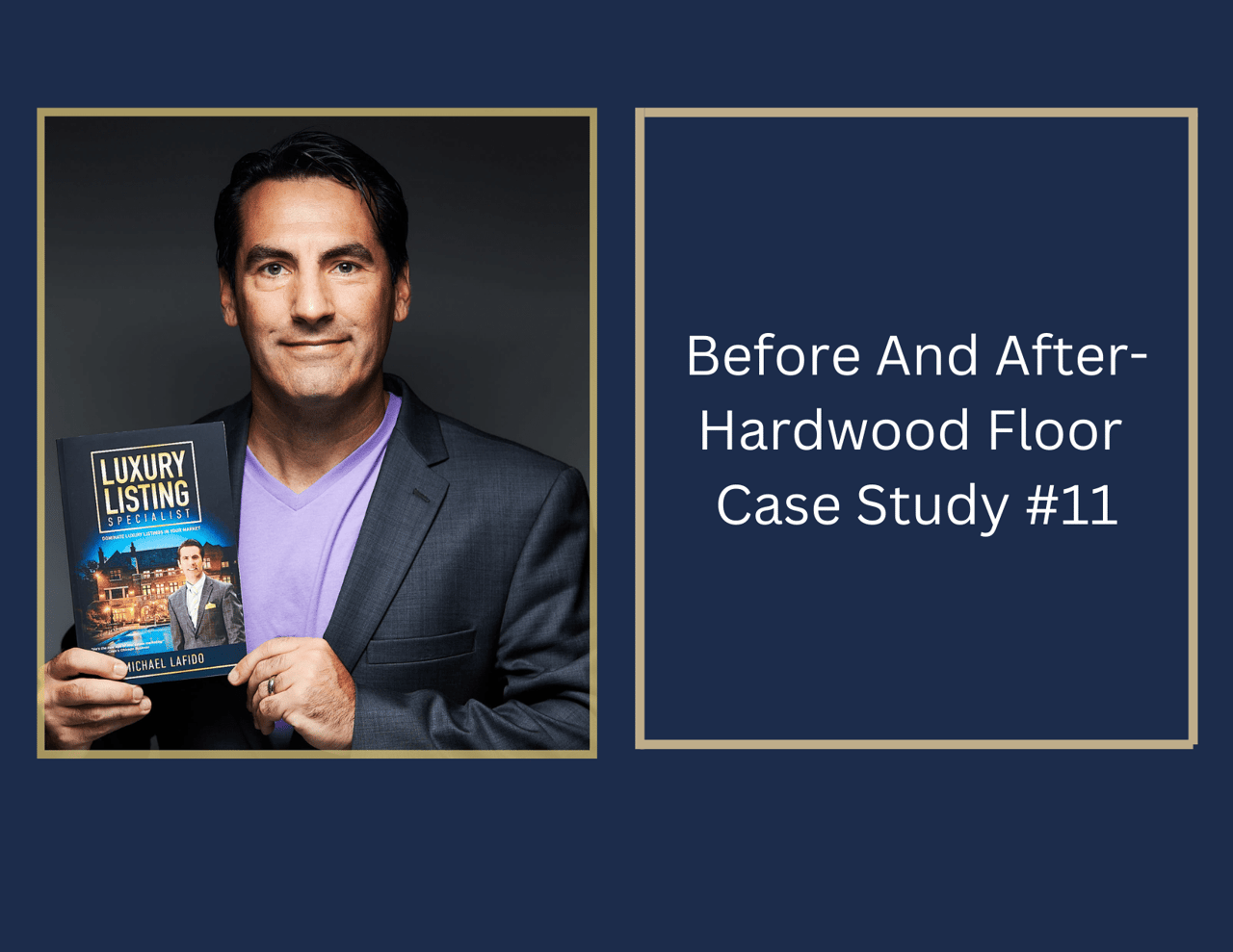 Before and after- hardwood floor case study #11