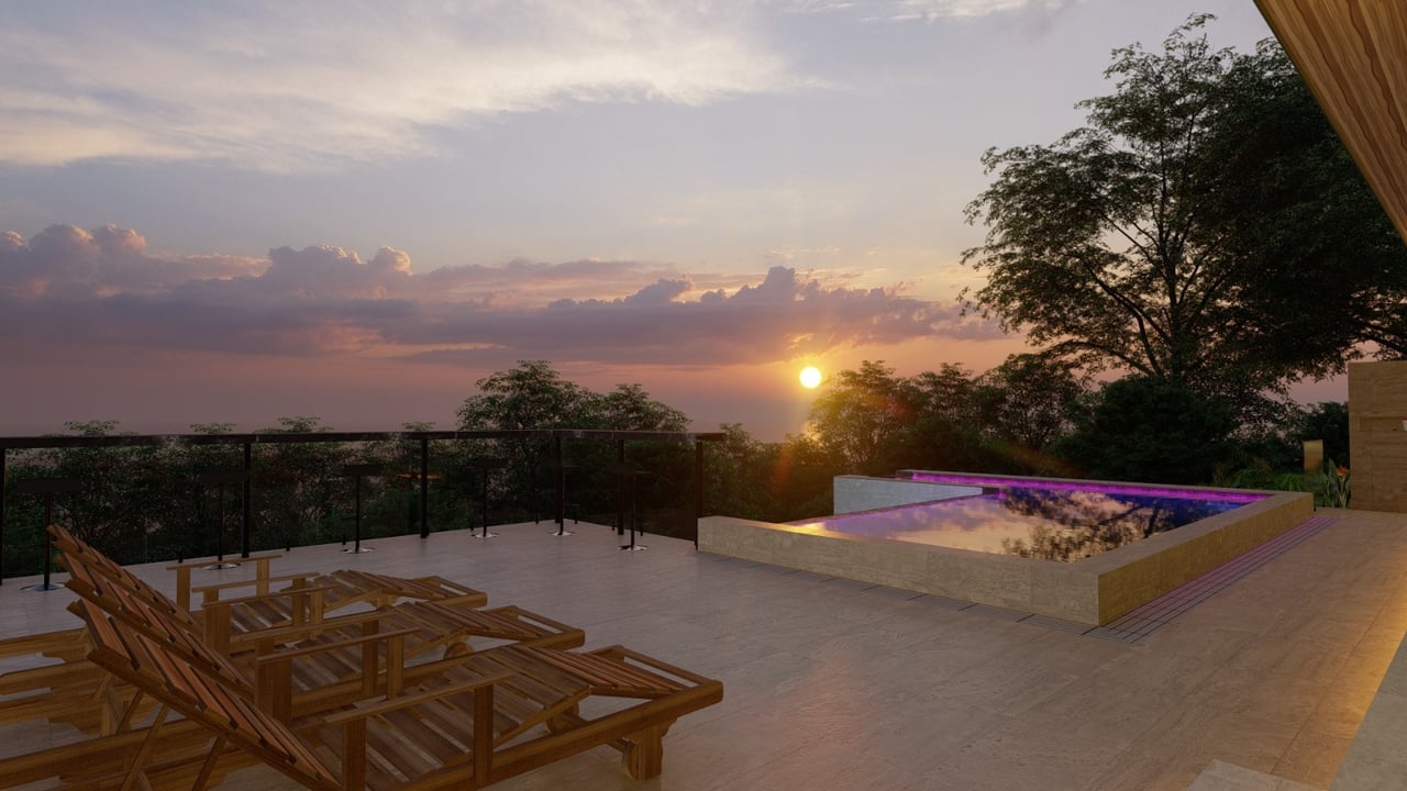 Architectural Oceanview Estate, Dominical, Puntarenas