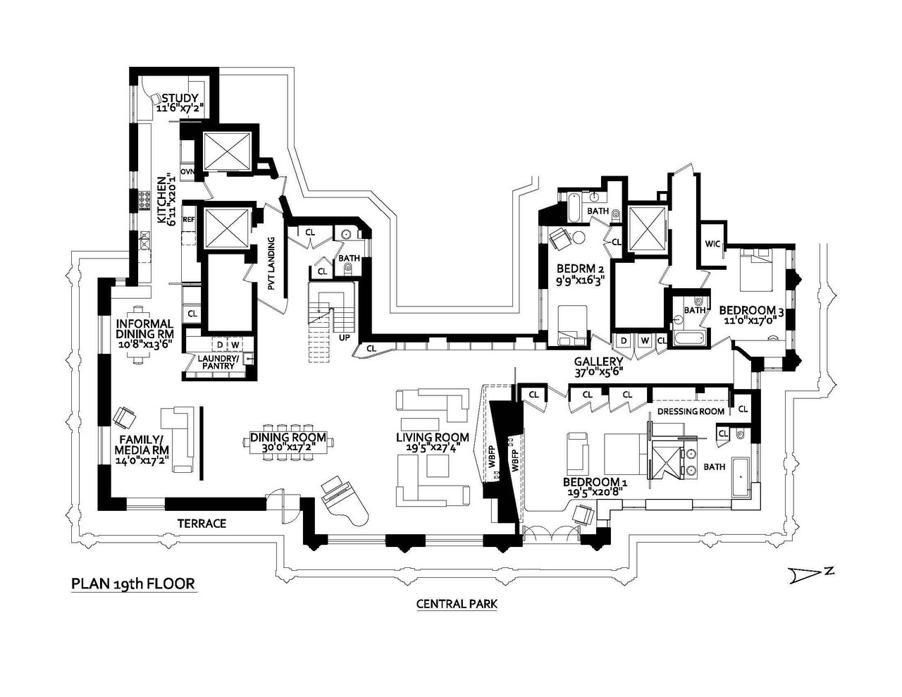 55 Central Park West, PH19/20