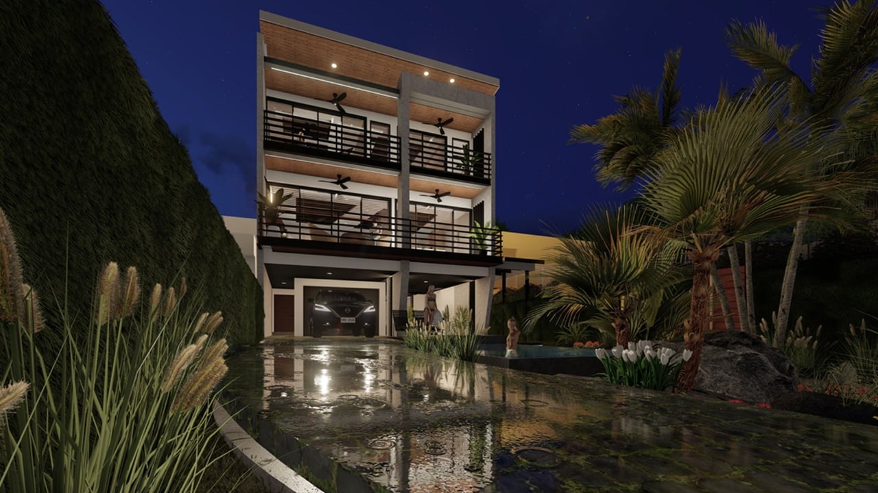 Modern Oceanfront Home Apartment, Jaco, Puntarenas