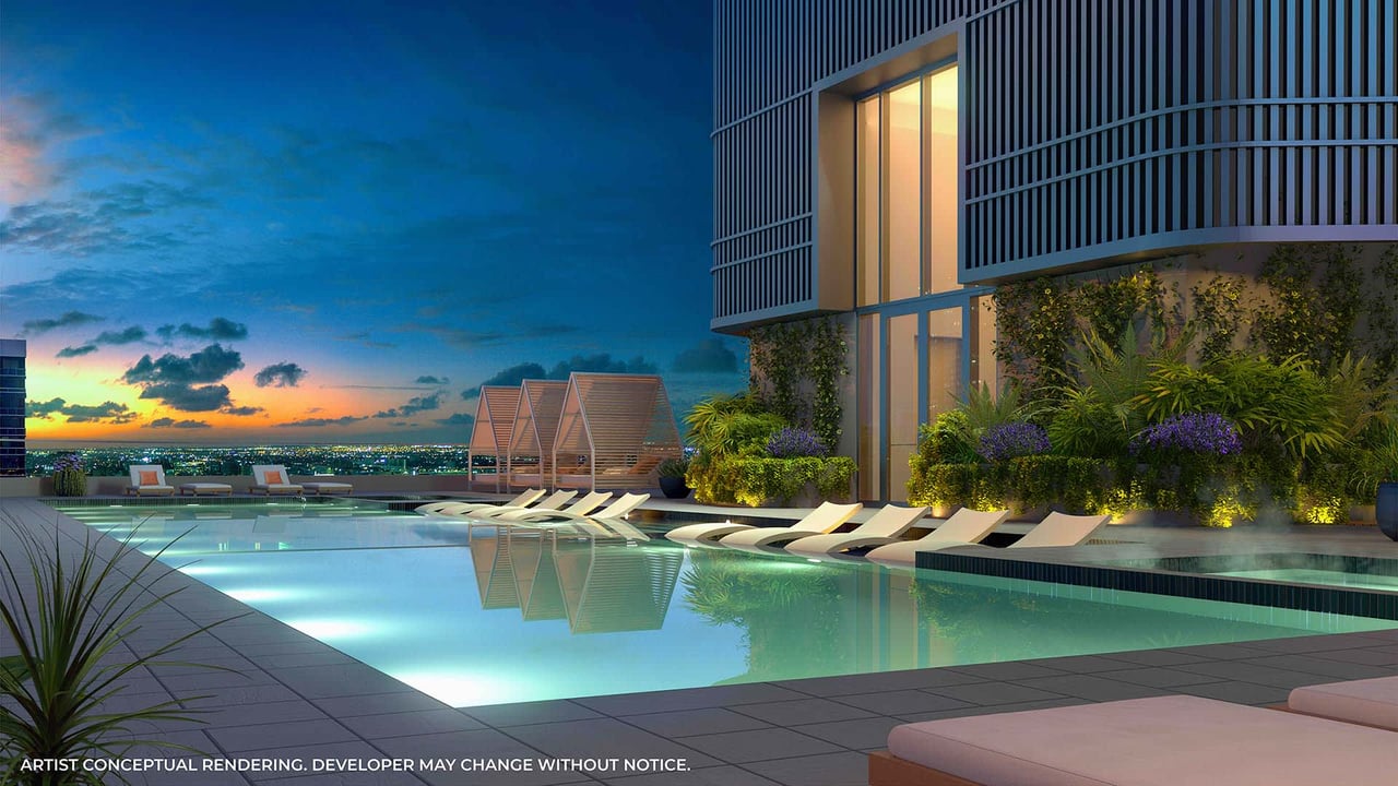 501 First Residences swimming pool