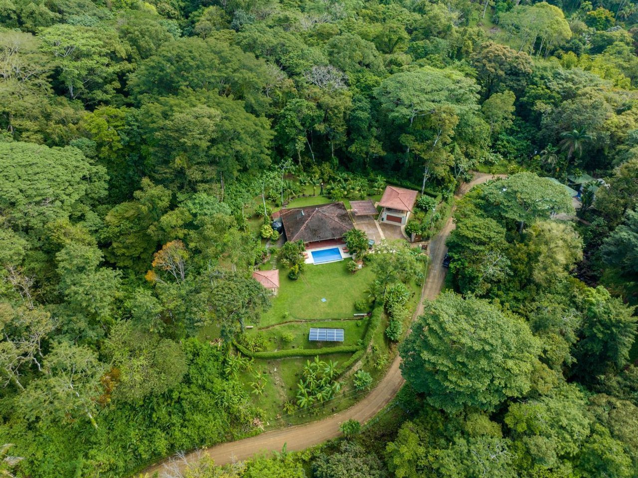 Ocean View Home With Rainforest Setting