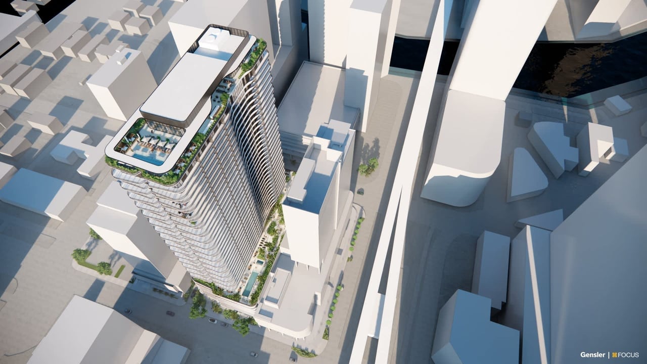 August 2024 - Certainly! How about: "Construction Permit Requested for $190M Brickell Tower Project"?