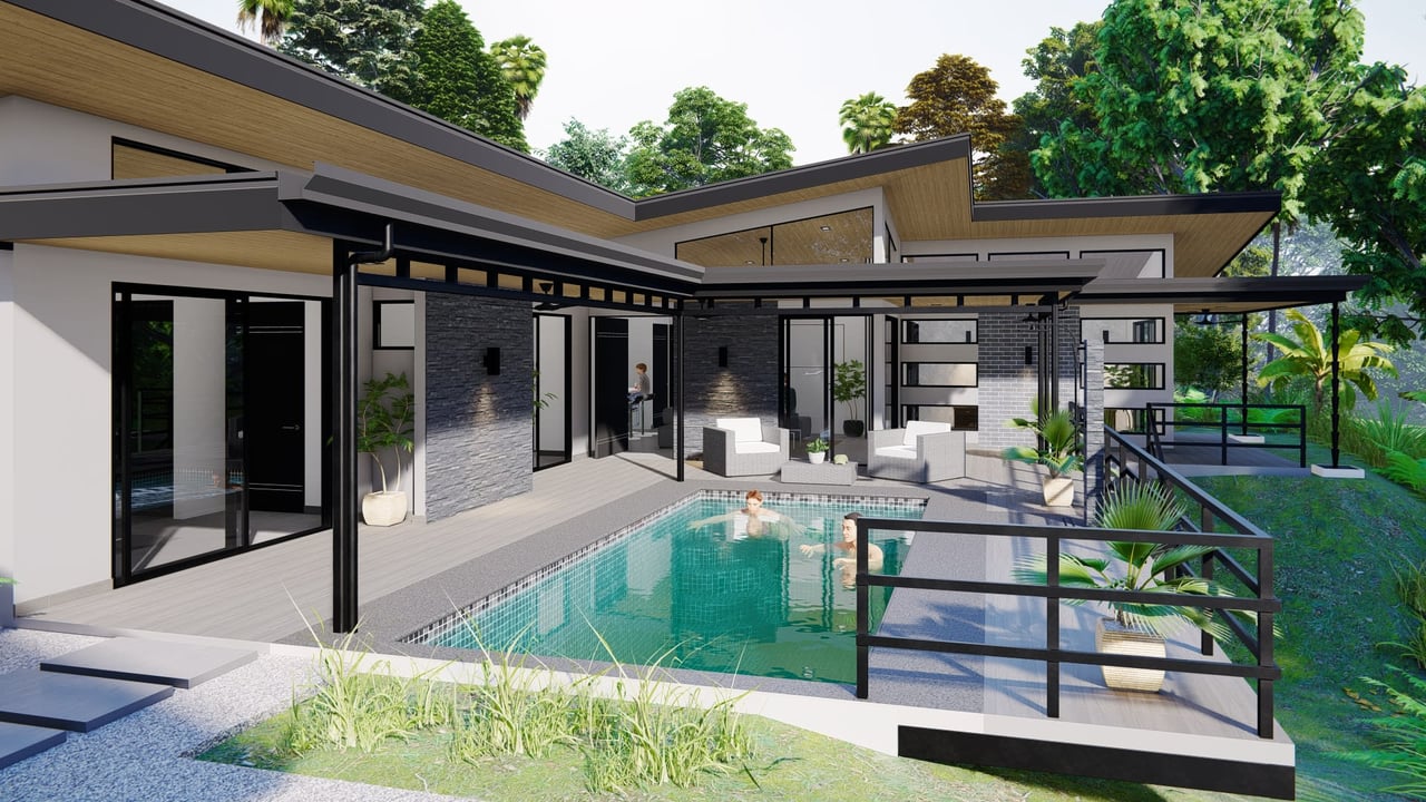 Pre-Construction Project Creek House at Playa Hermosa, 3 Bed, 3.5 Bath