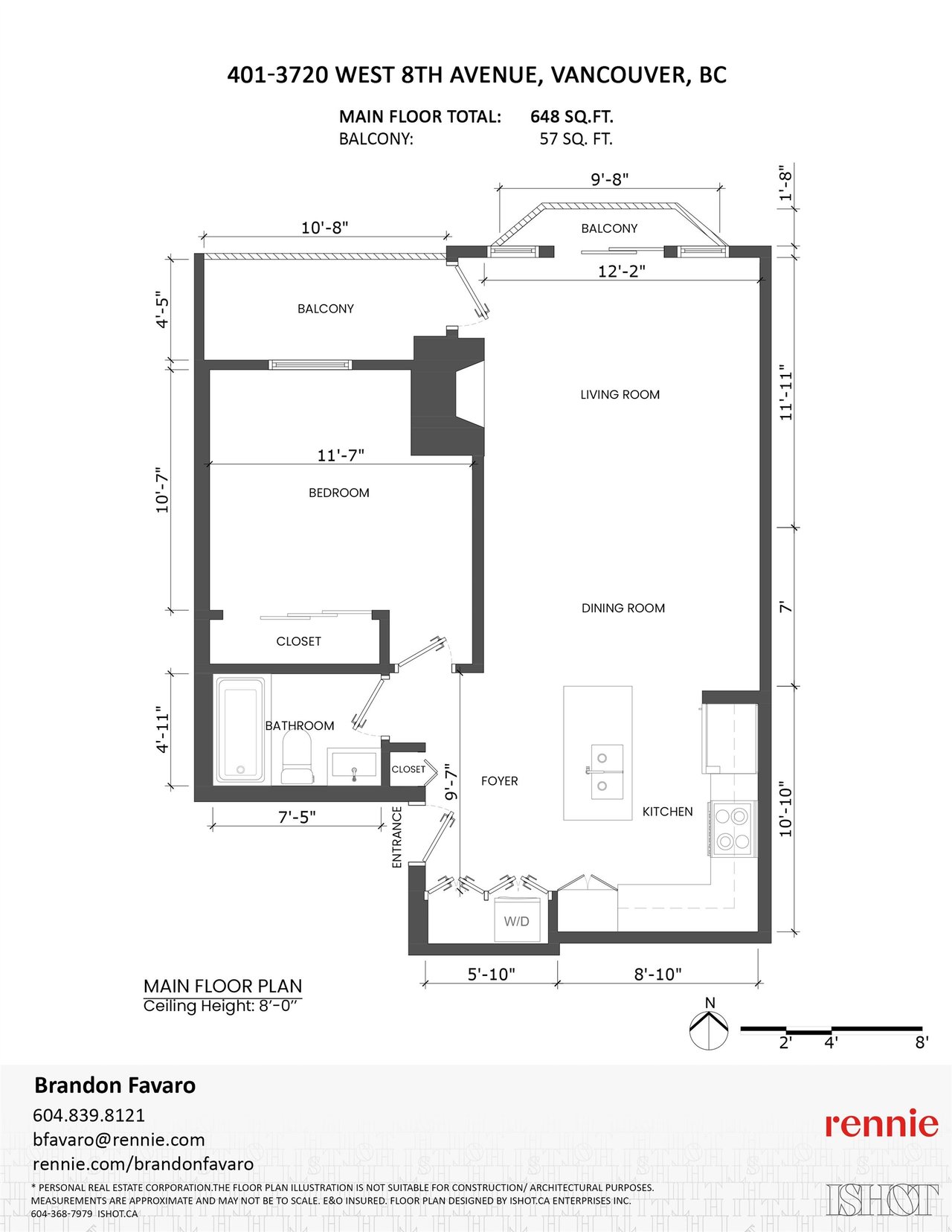 401-3720 W 8th Avenue, Vancouver