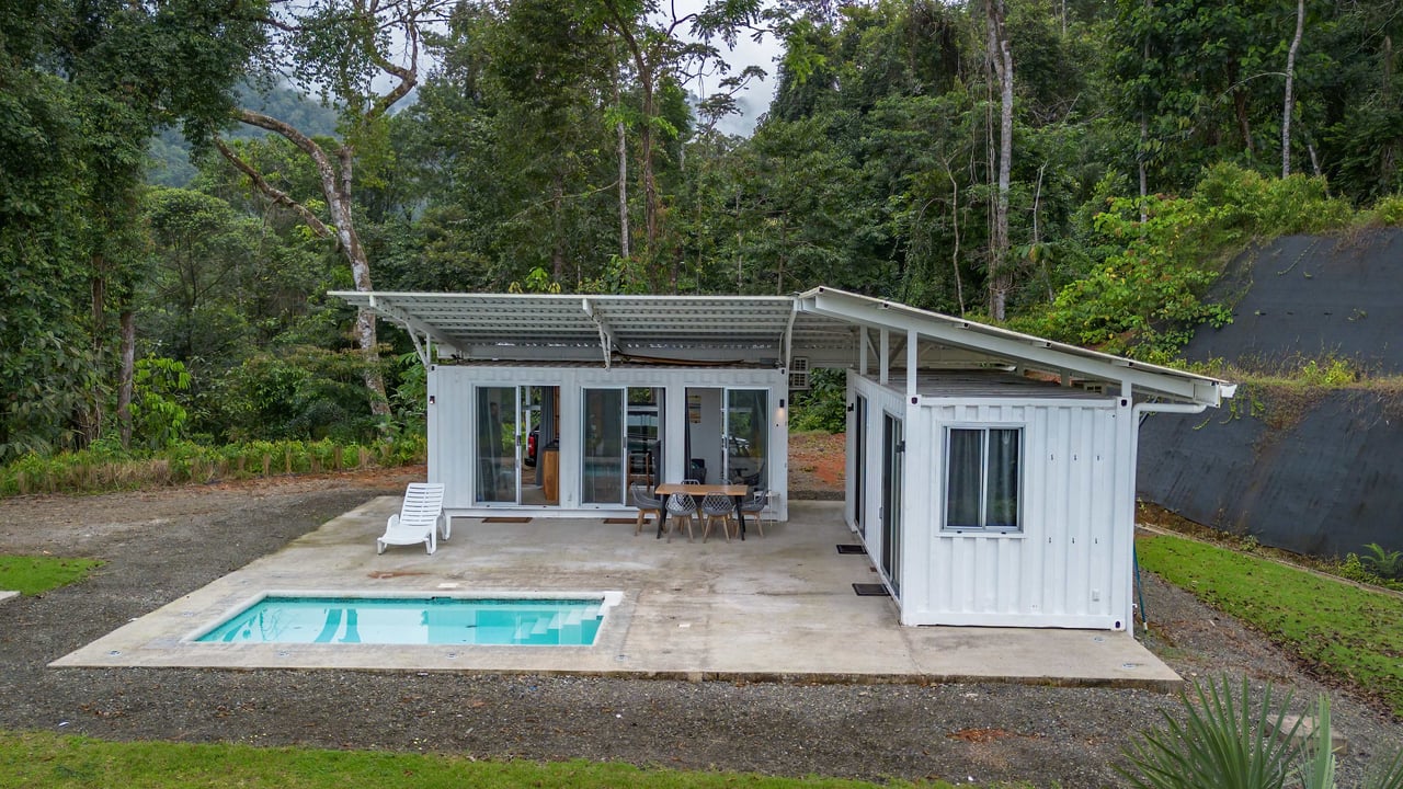 Ocean View Home in Portasol, 2 Bed, 1 Bath, Pool, Private Waterfall & Extra Building Site