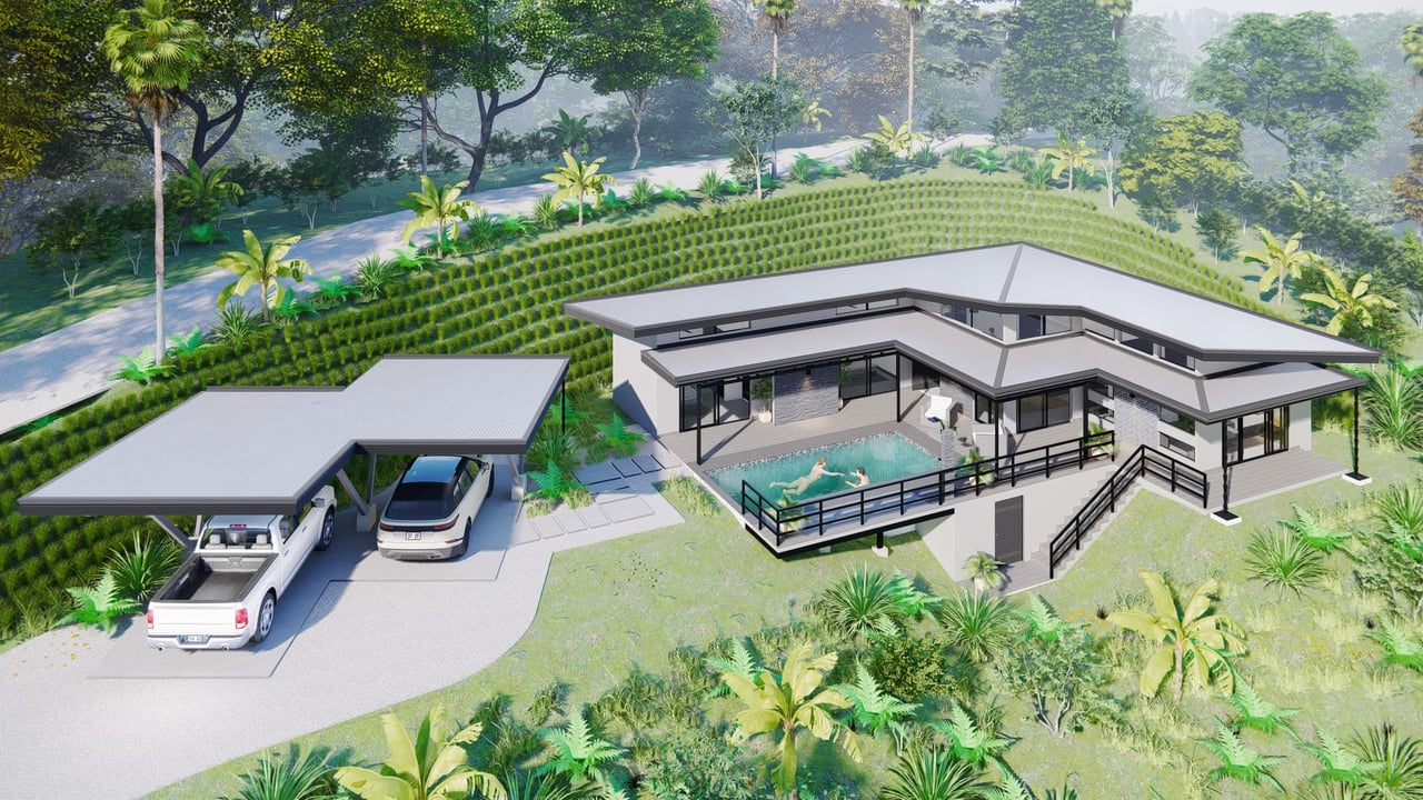 Pre-Construction Project Creek House at Playa Hermosa, 3 Bed, 3.5 Bath