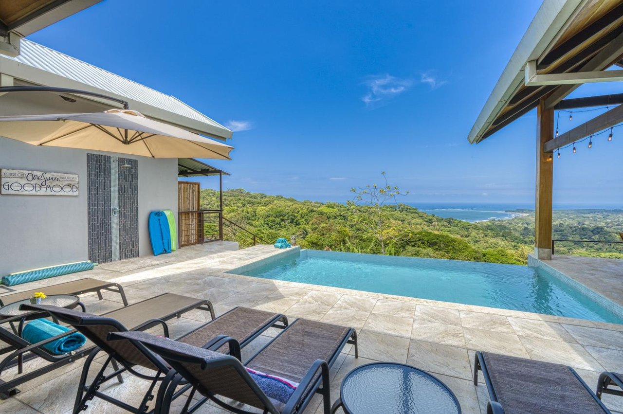 Hill Top Luxury Home with Outstanding Ocean Views