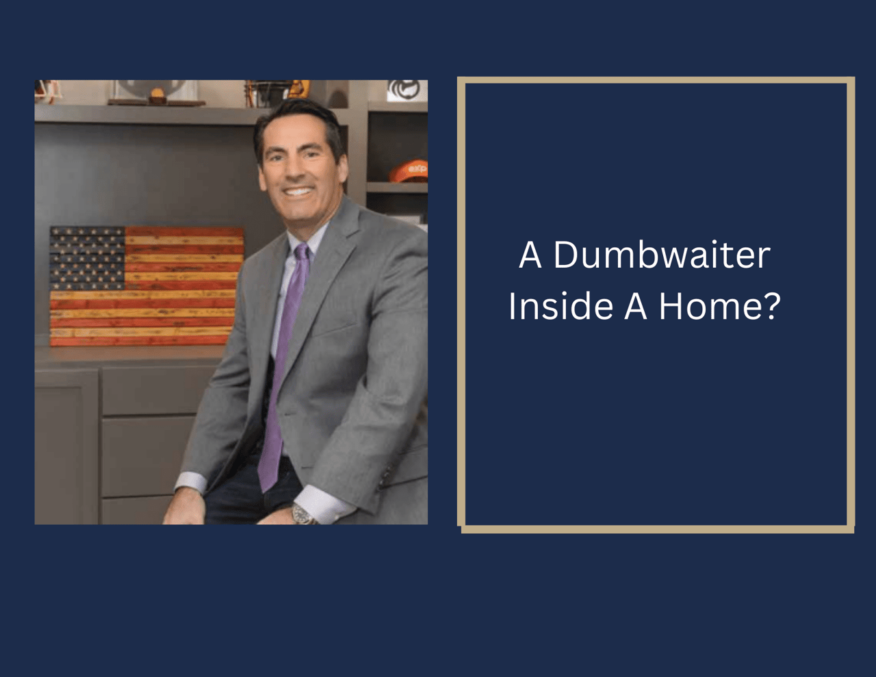 Dumbwaiter Inside A Home?