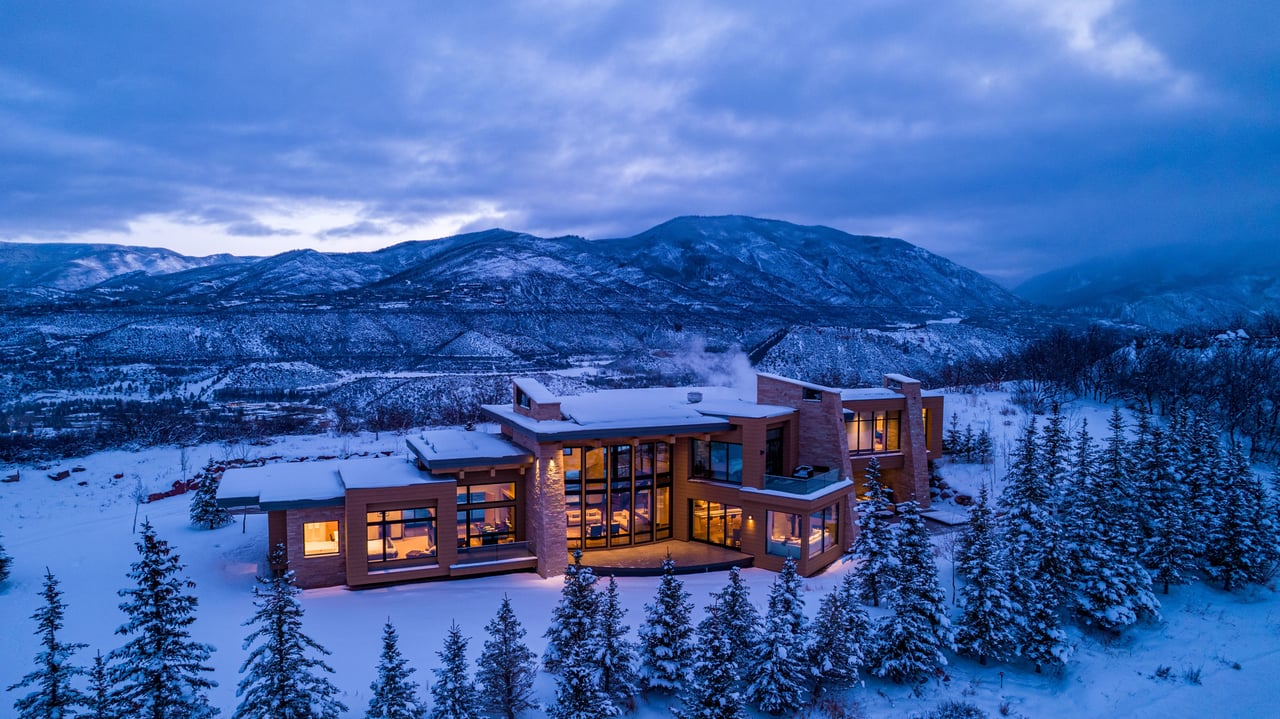 $26.995M | Modern Buttermilk Estate | 1422 W Buttermilk Rd, Aspen