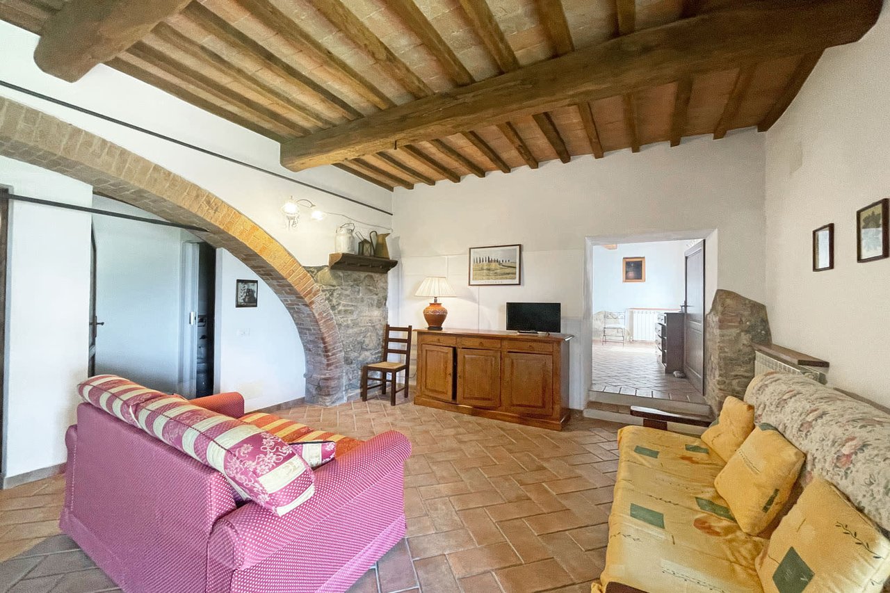 TENUTA IL GRANO “Charming Panoramic Farmhouse For Sale in Val d'Orcia”