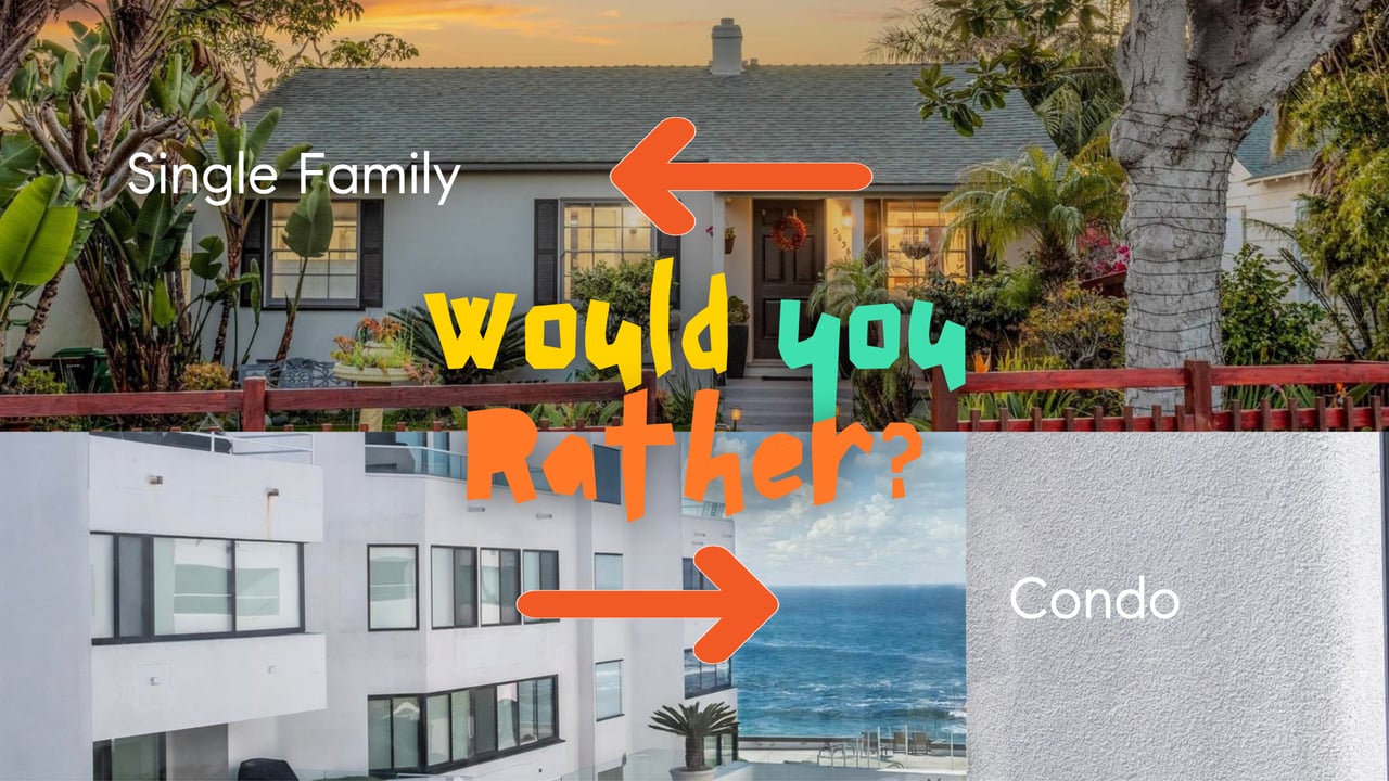 Would you rather buy a single family or a condo