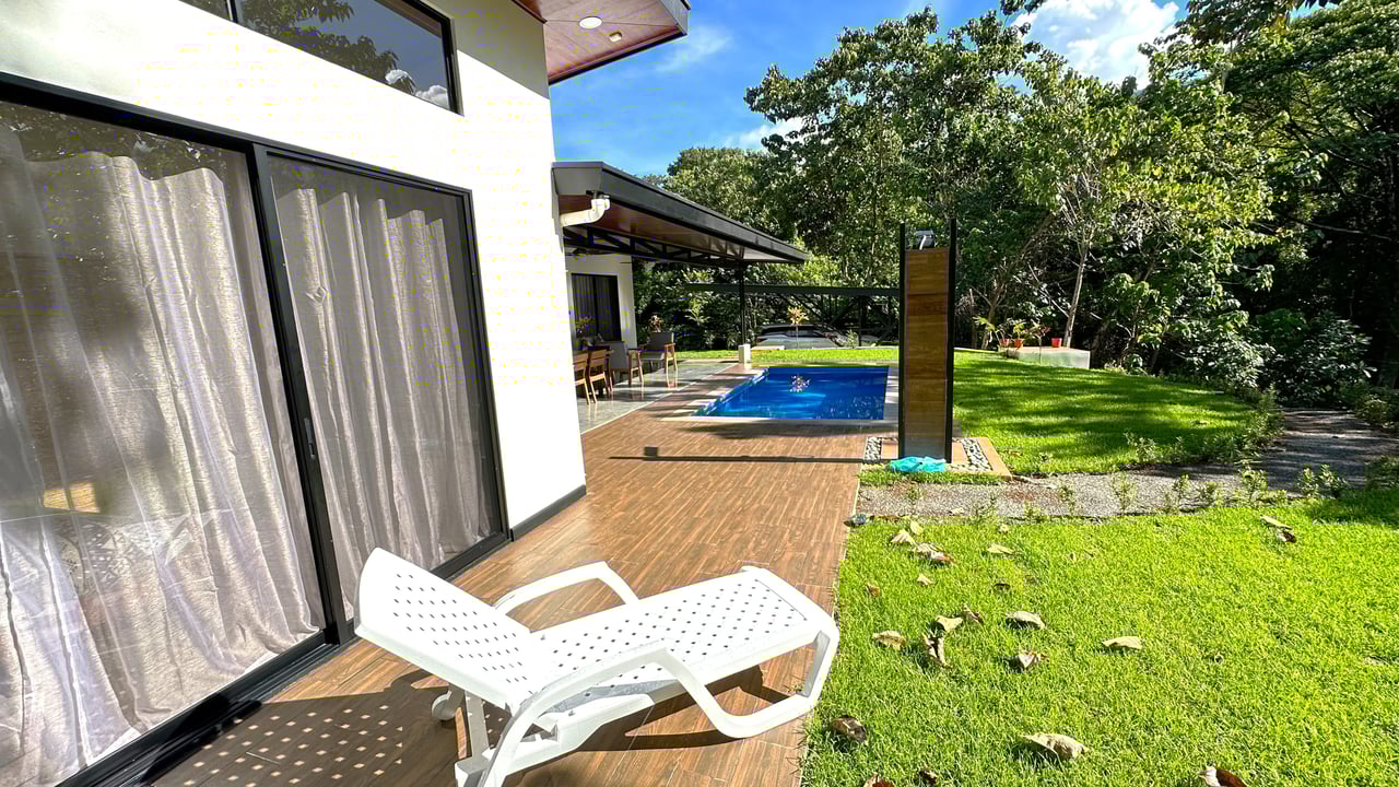 2-Bedroom, Brand New Modern House In Jungle Community On Calle Tucan.