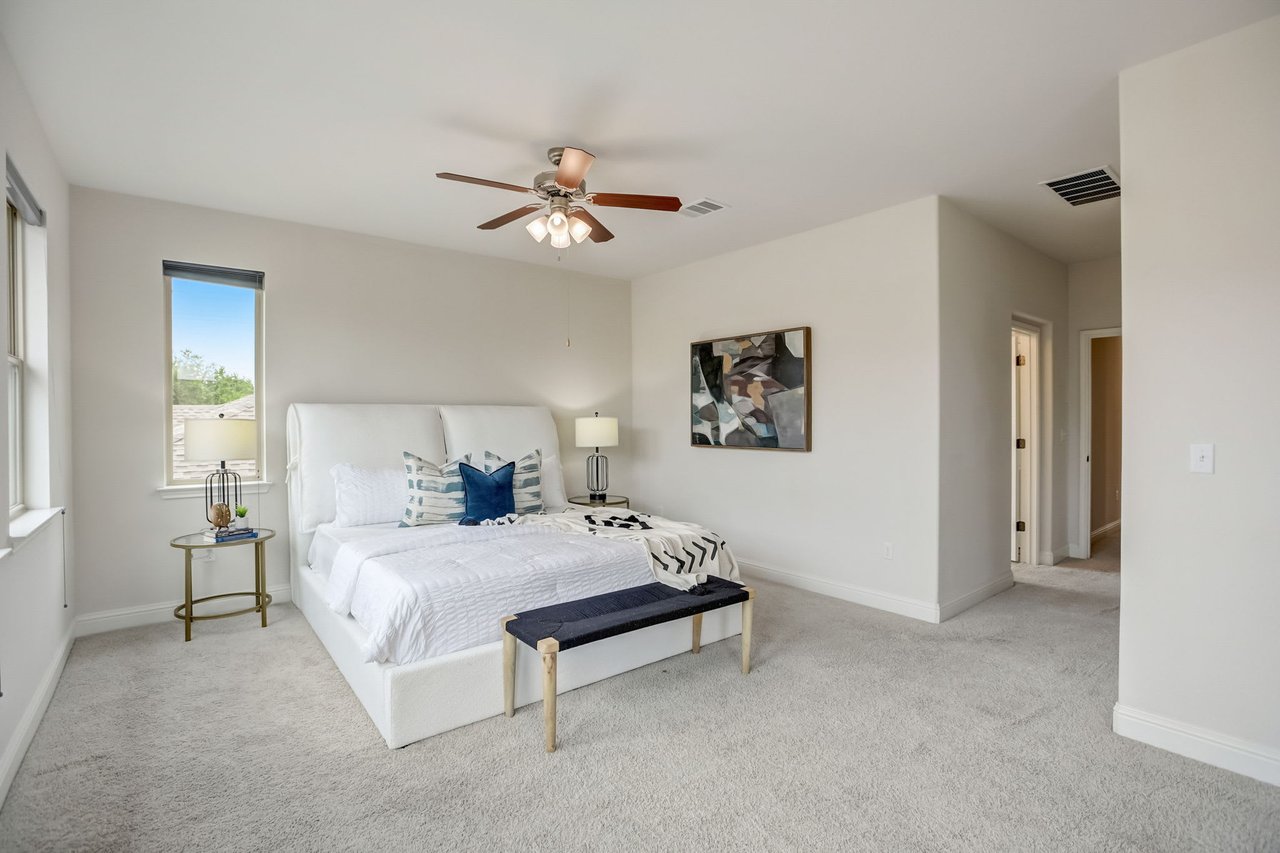Spacious 4-Bedroom Home in The Preserve at Four Points – A+ School District, Open Floorplan, Luxurious Primary Suite, Covered Patio, and More!