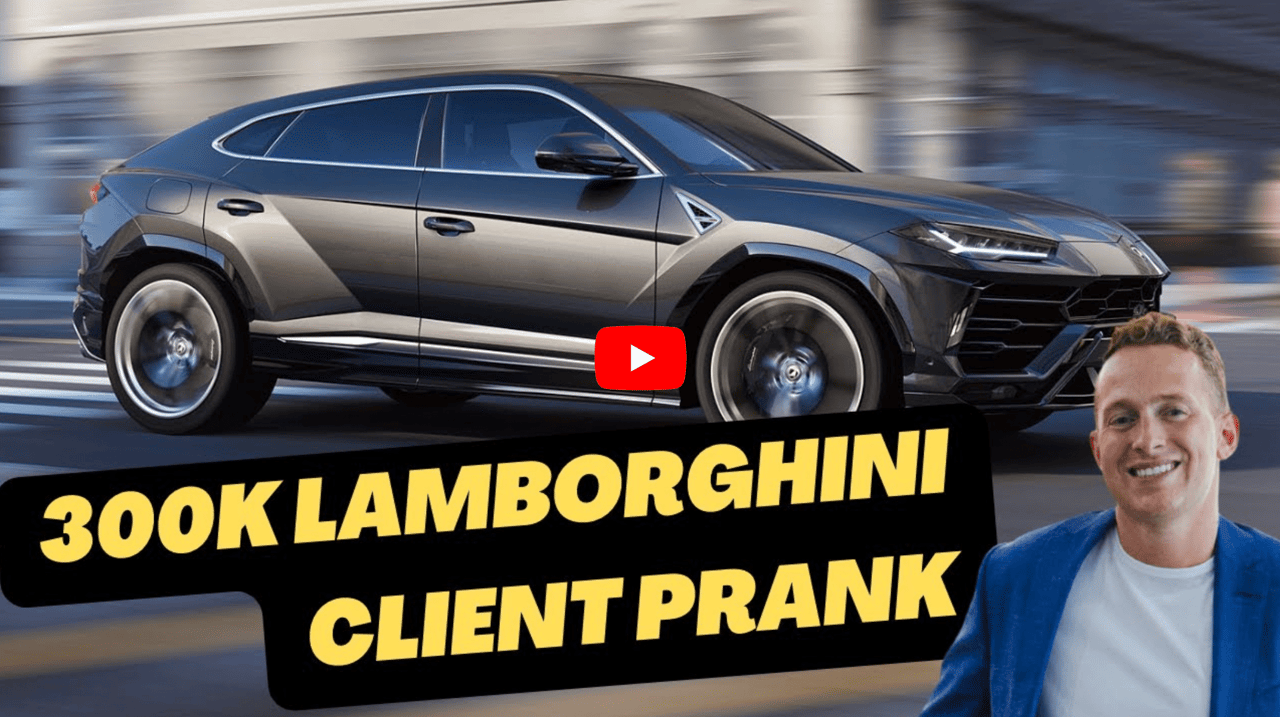 300K Lamborghini Client Prank - Vlog #53