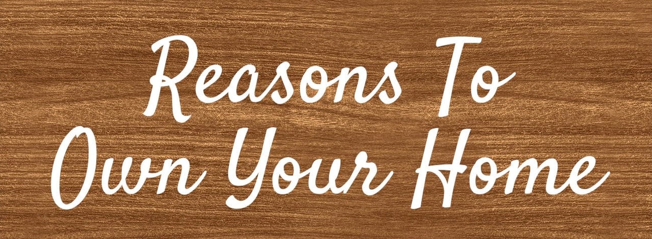 Reasons To Own Your Home