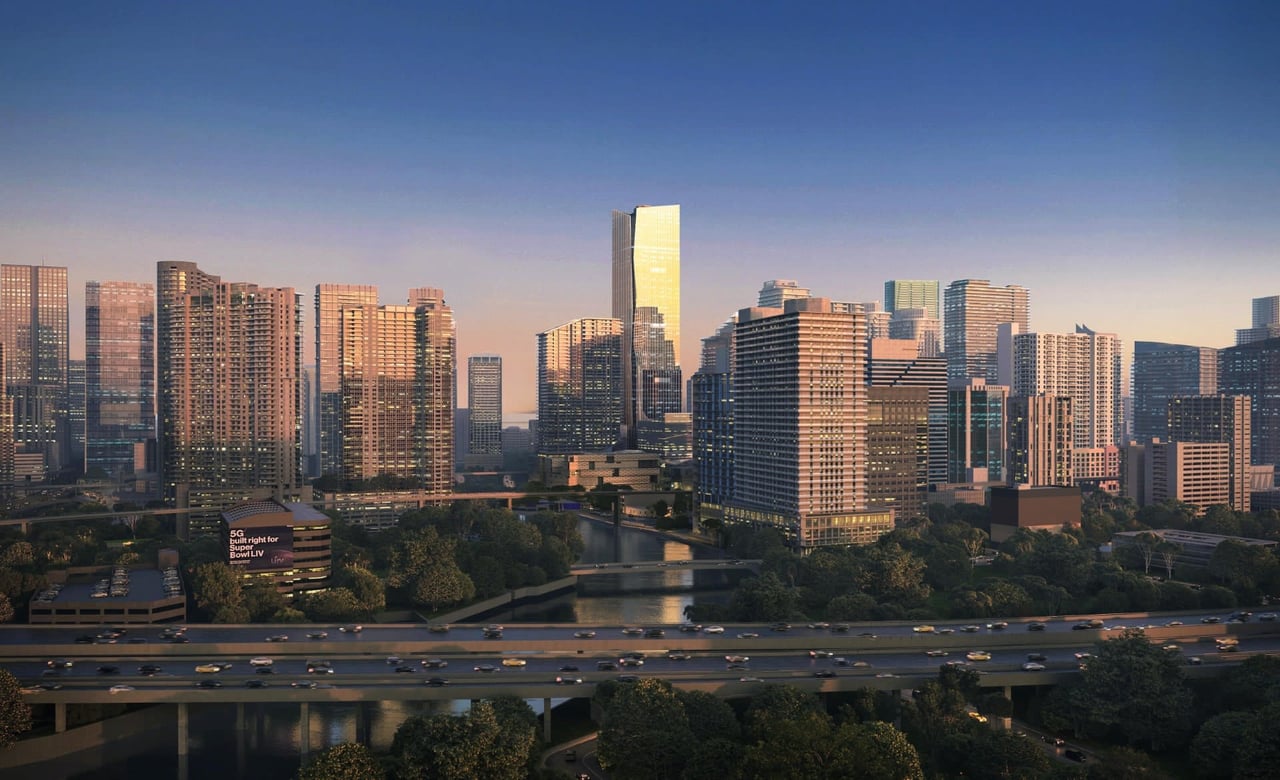 The demolition process is ongoing at One Brickell City Centre. (Jan 2024)