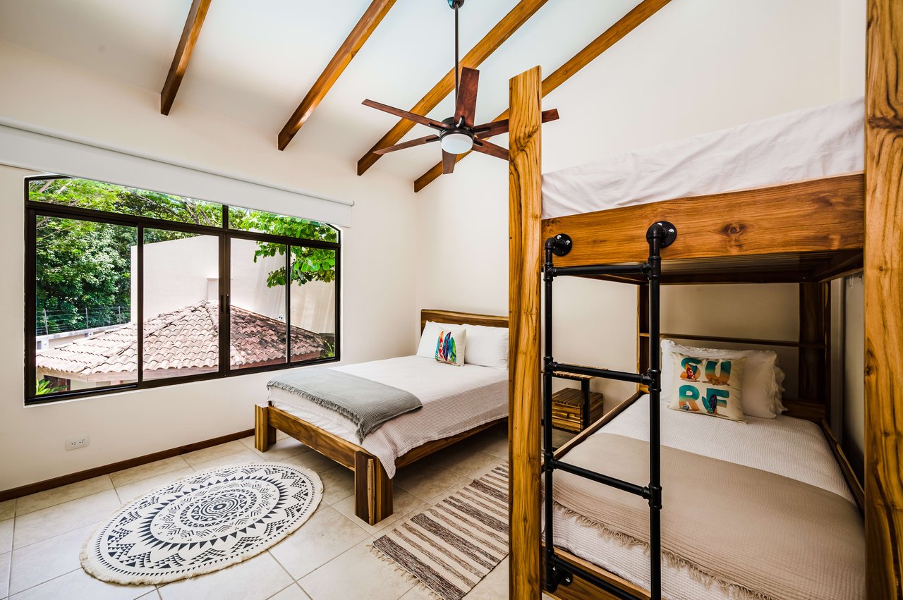 Pacific Garden 5 | Charming Walk to beach 3 bed condo in Playa Potrero
