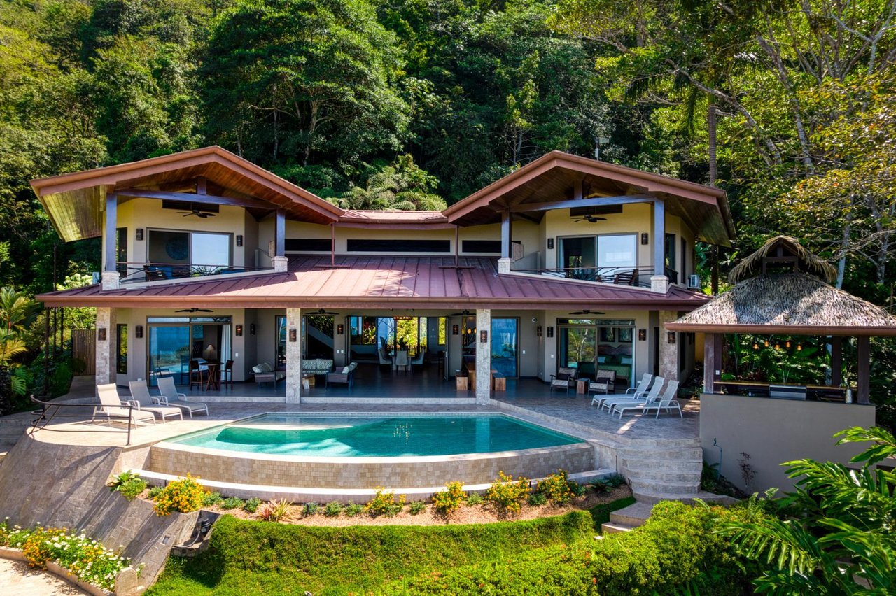 Modern Ocean View Rainforest Estate, Dominical, Puntarenas