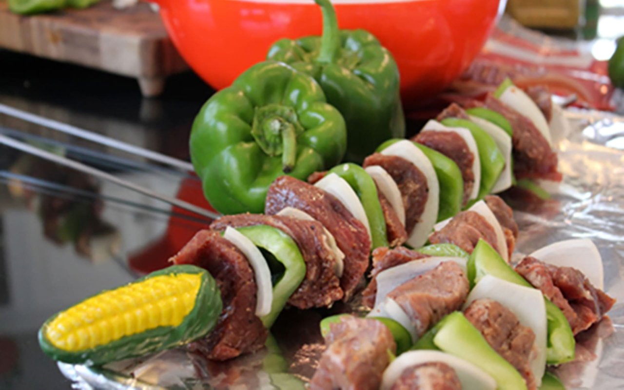 Lamb Shish Kabob-(Lahm Mishwi)