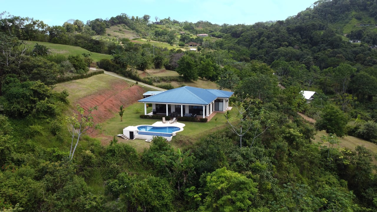 Move-In Ready Ocean View Home in the Hills of Portalon, South Pacific Coast