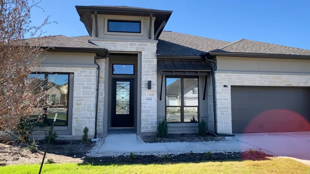 2944 plan with Perry Homes in the Bryson community in Leander, TX