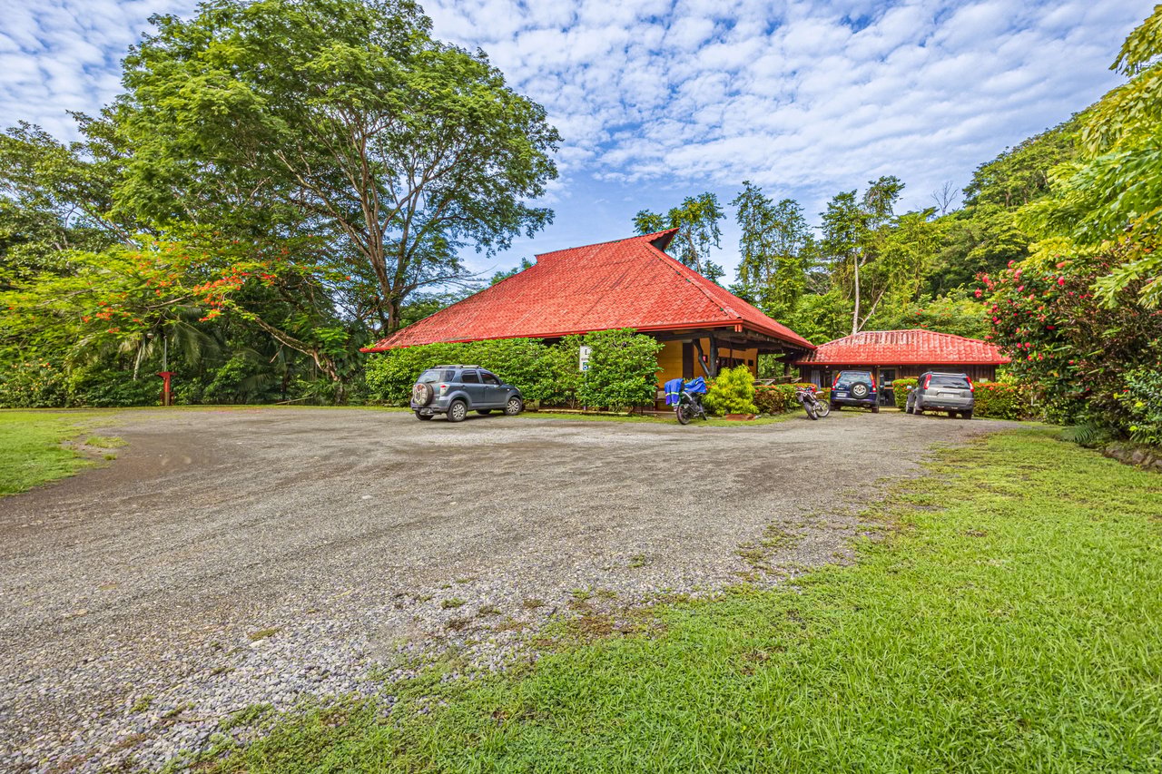10-Acre Uvita Commercial Property with Existing Hotel & Highway Frontage – Development Potential Near the Beach